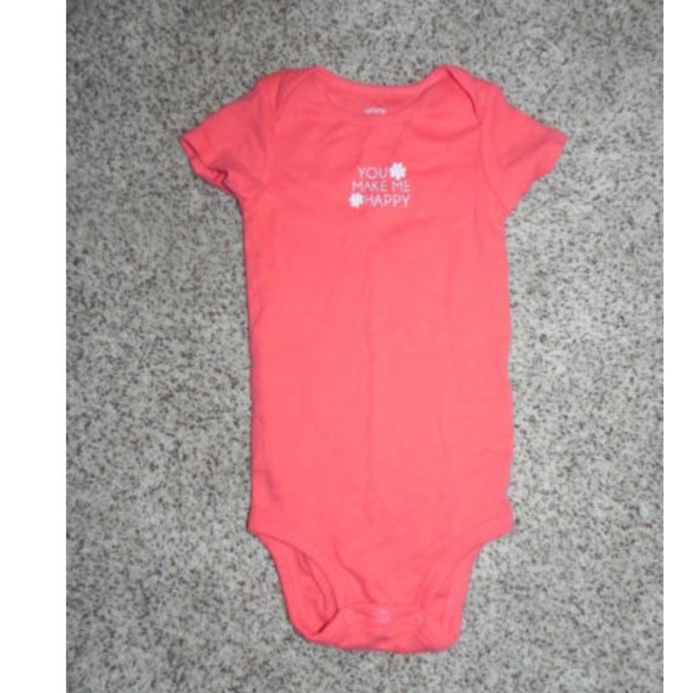 Carter's Bodysuit YOU MAKE ME HAPPY Girls 24 Month